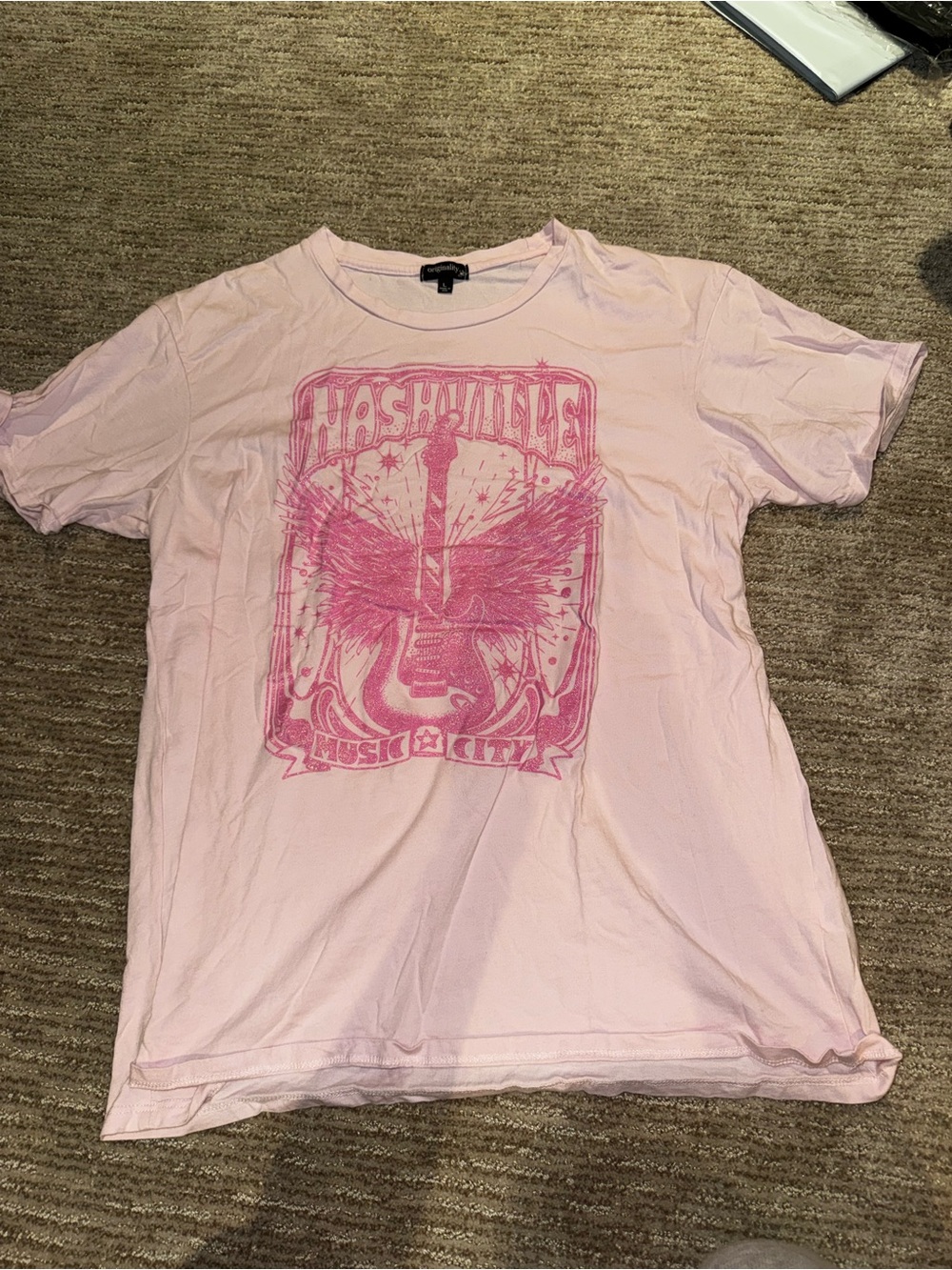 Target Pink Nashville Graphic Short Sleeve Tee